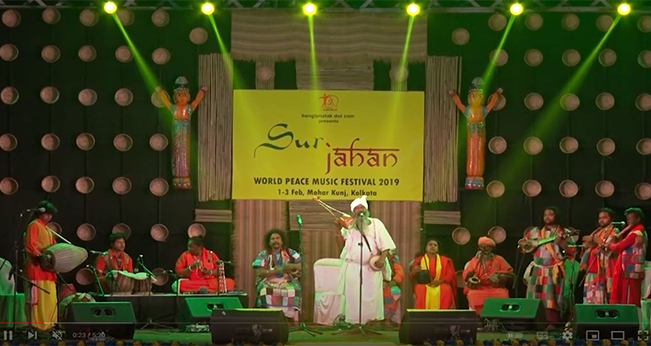 Bhajan Das Bairagya performing at Sur Jahan 2019